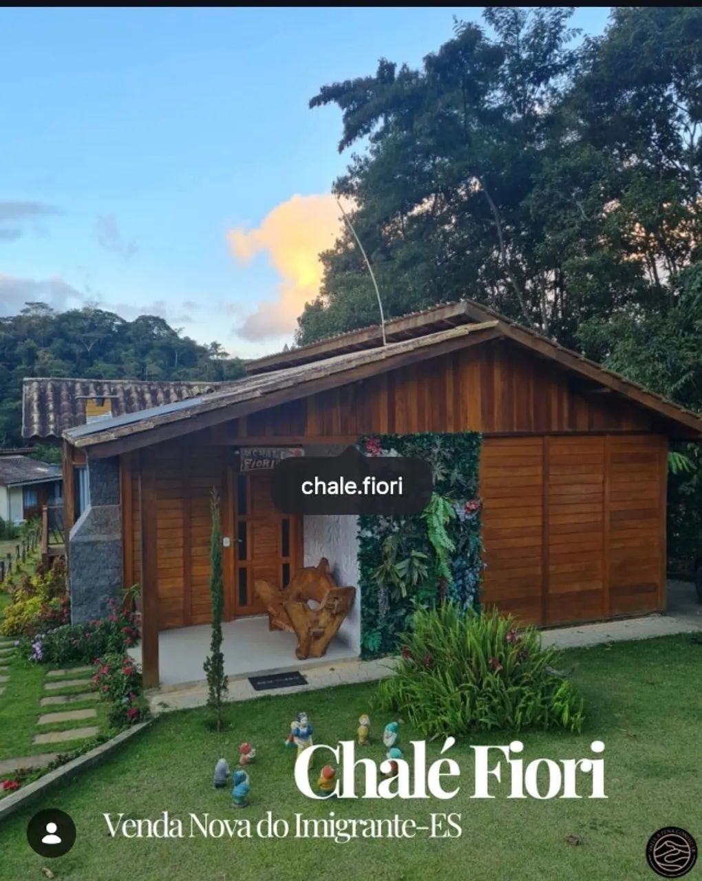 Chalé 2Q c/ suíte condo próximo á Pedra Azul