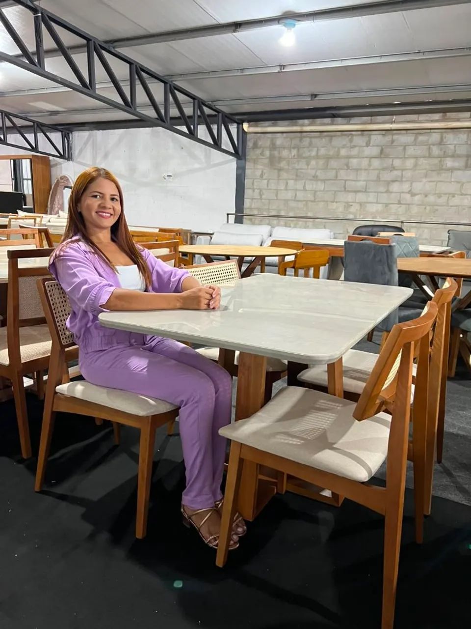 Mesa de jantar 4 lugares