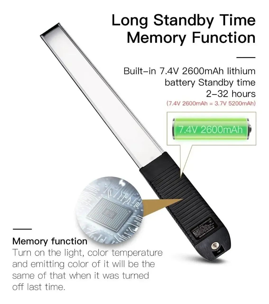 Bastão De Luz Rgb Luxceo Q508a Led Profissional<br> - Foto 2