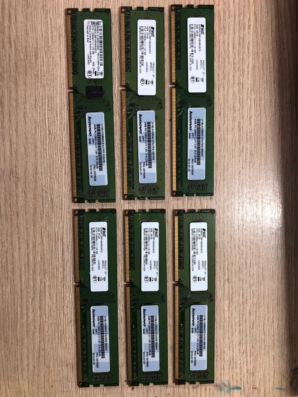 6 Memória RAM DDR3 4GB
