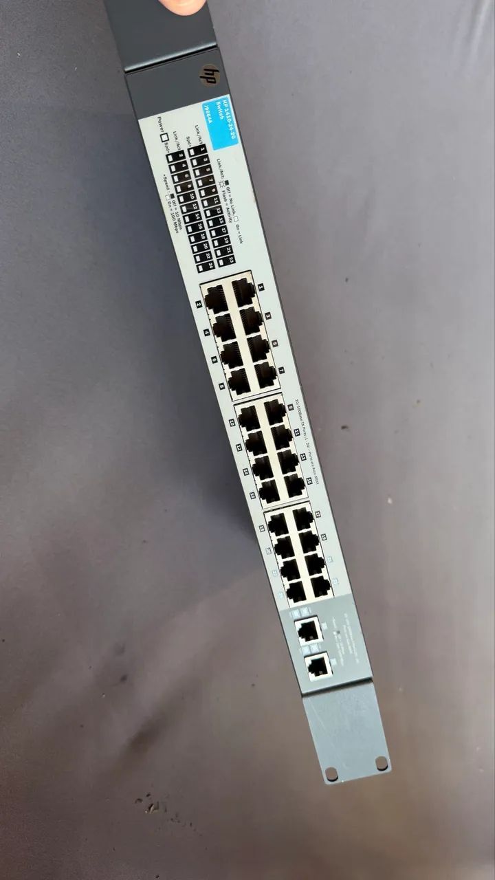 Switch HP V1410-24-2G - 24 Portas + 2 Gigabit - Funcionando Perfeitamente - Foto 2
