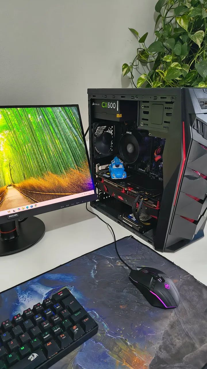 Pc gamer ryzen 5 completo 