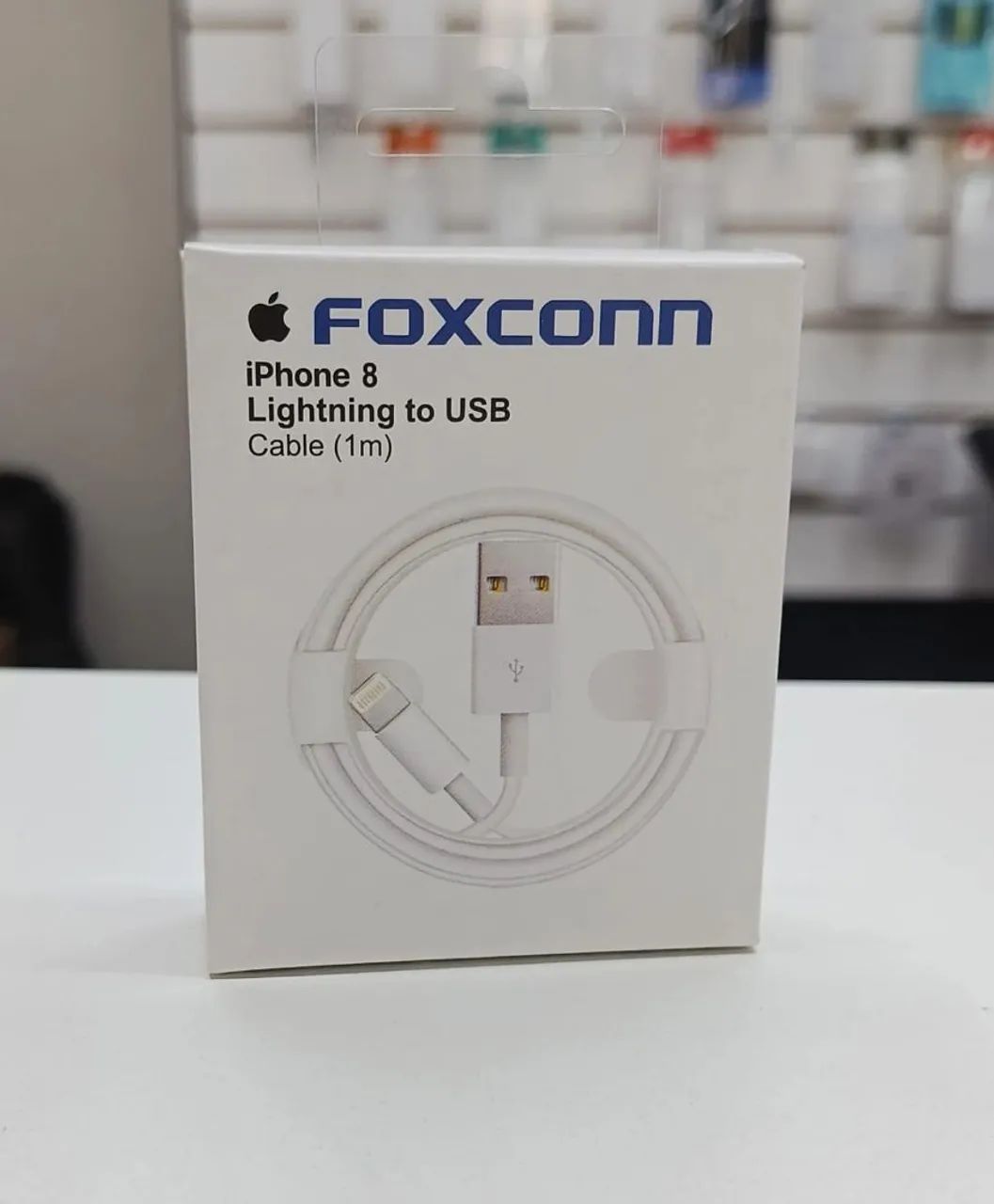 Cabo Lightning para USB Foxconn | iPhone 8 | 1m  