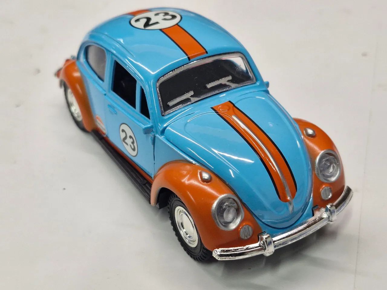 Fusca Metal 1:32 - modelo Gulf
