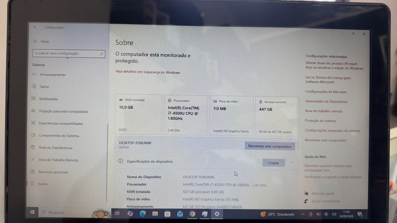 NOTEBOOK ASUS S451L - Foto 4