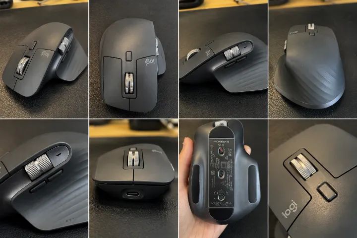 Logitech MX Master 3S Grafite - Mouse Bluetooth 8.000 DPI - Foto 2