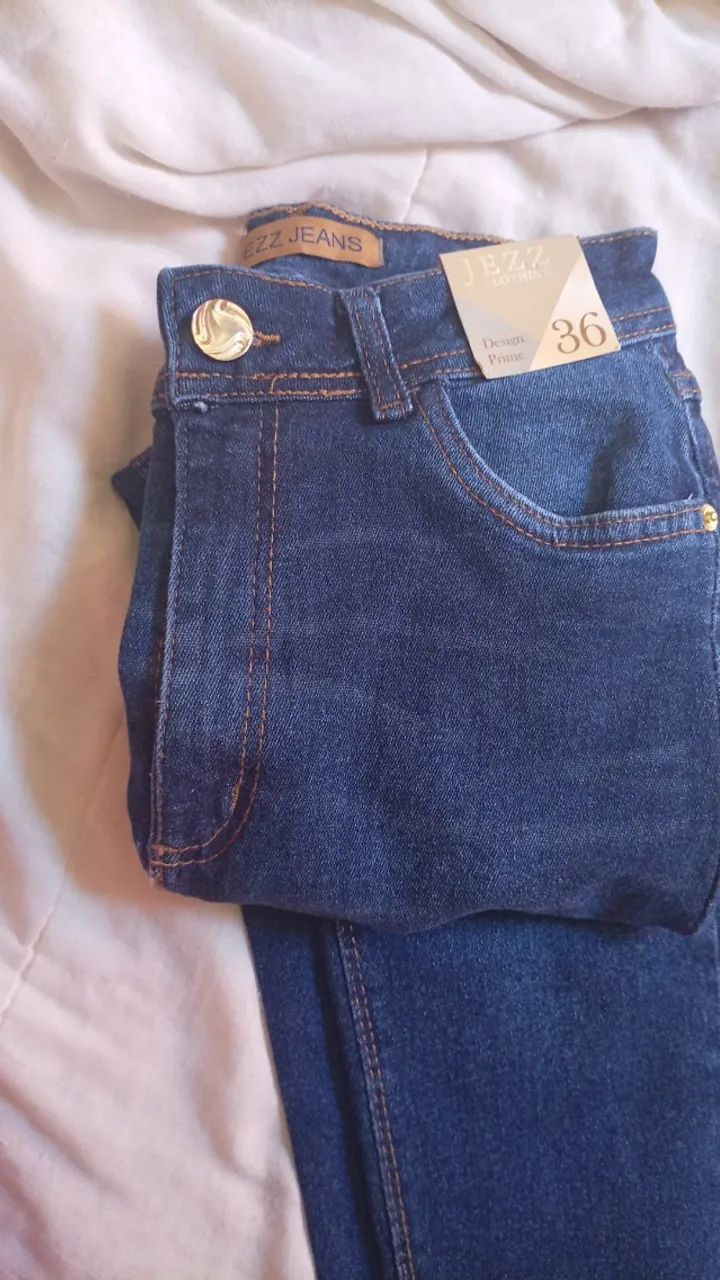 Calça jeans feminina tam 36  - Foto 4