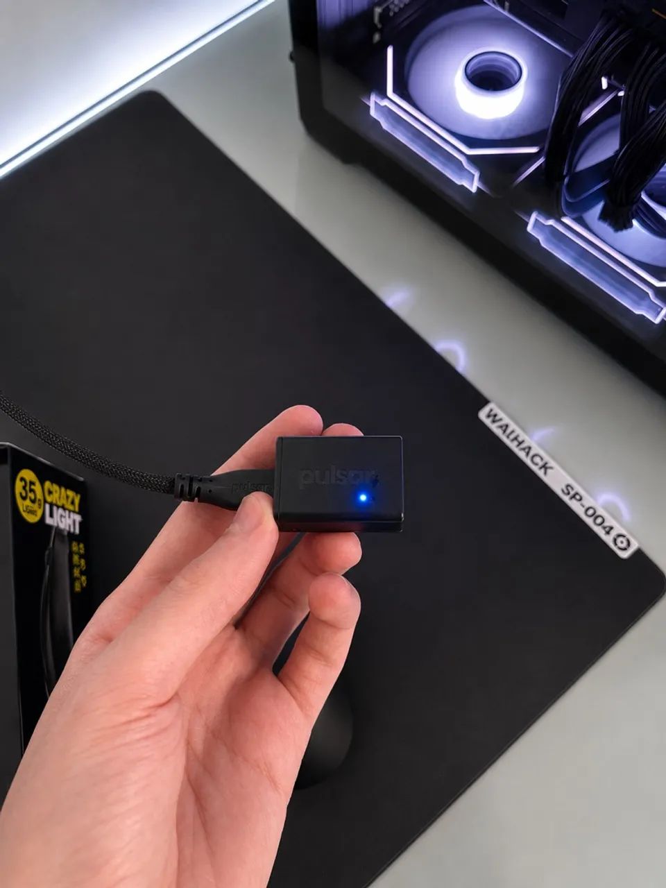 Mouse Pulsar X2 Crazylight Mini 8k + Caixa - Foto 5