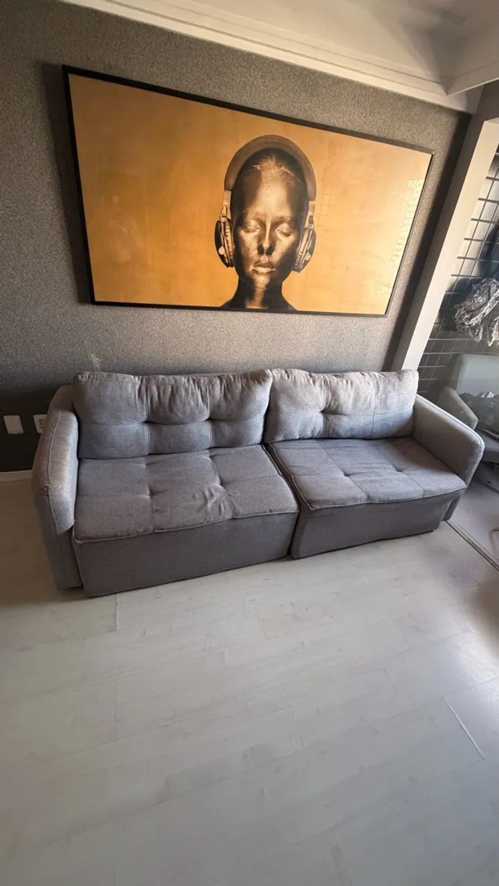 Sofá - cama (meses de uso apenas) da Ferreira Costa 