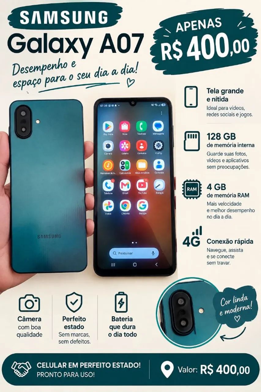Celular Samsung a07
