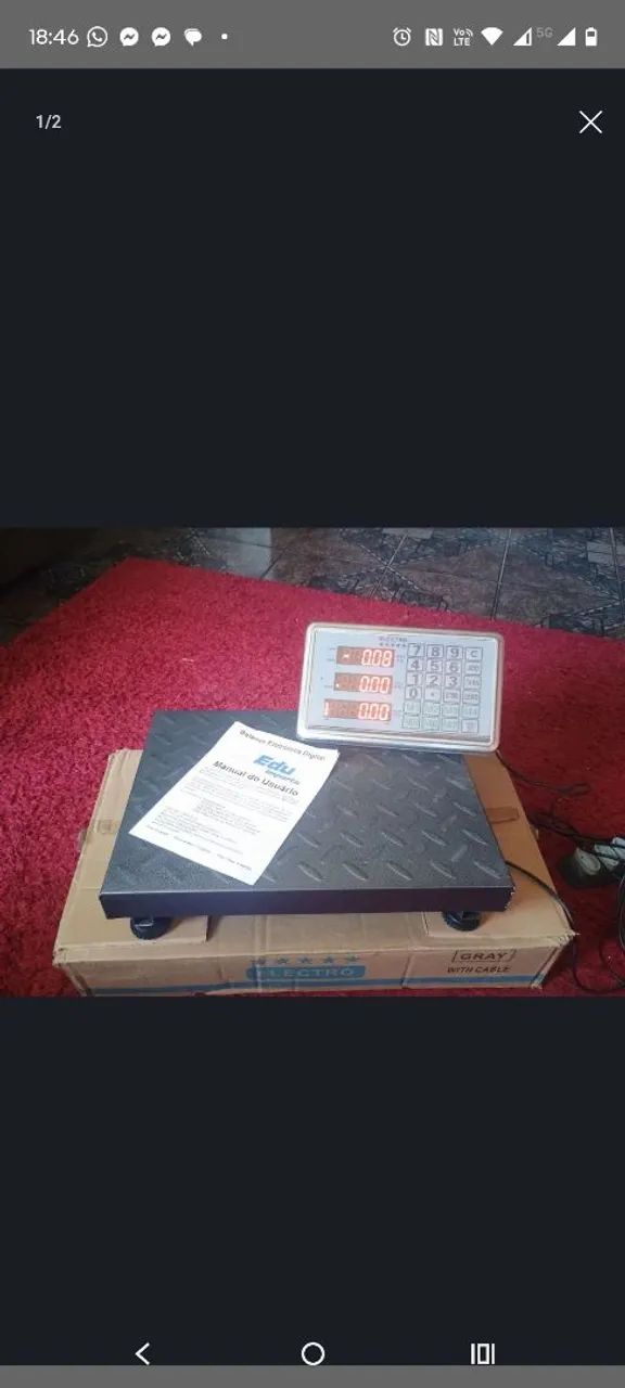 Balança digital até 250 kls  - Foto 3