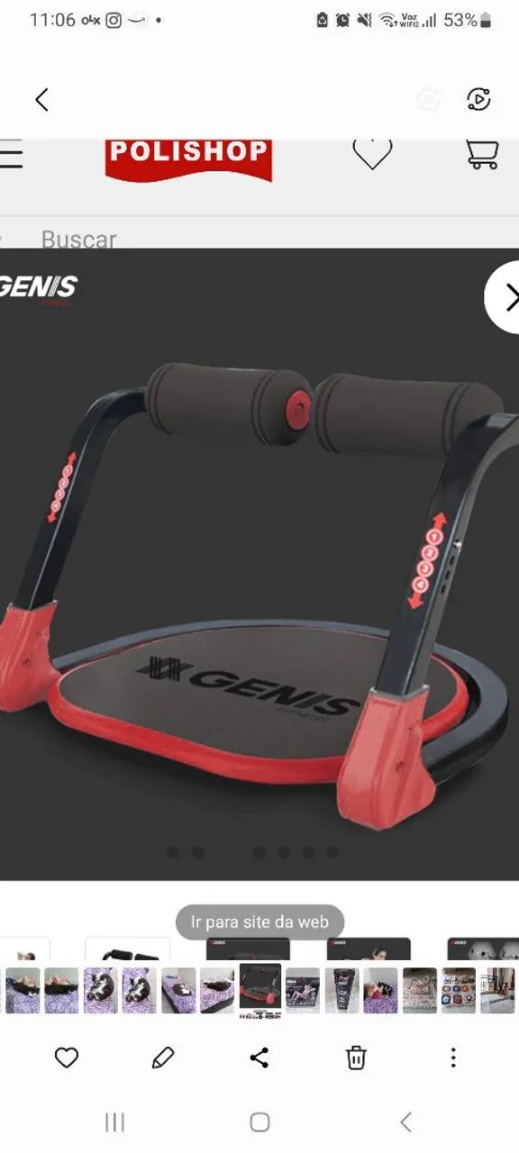 Plataforma abdominal AB Max 