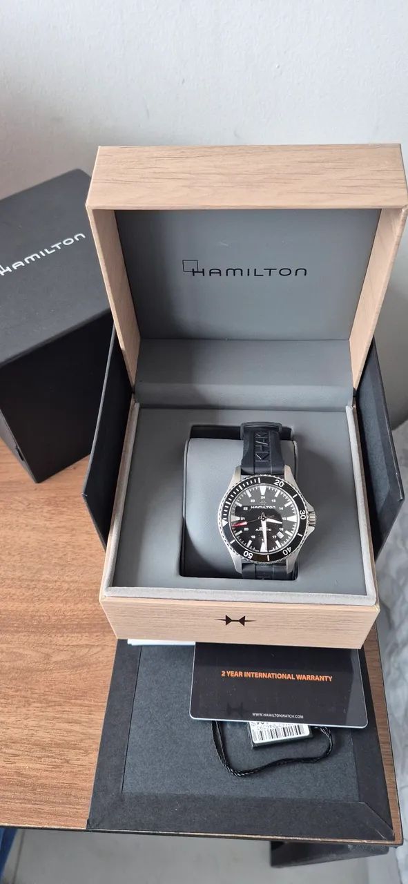 Hamilton Khaki Navy Scuba Automático Preto - Foto 2