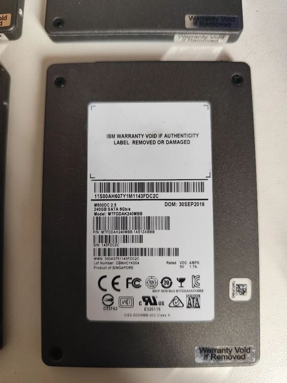 SSD sata IBM 240GB