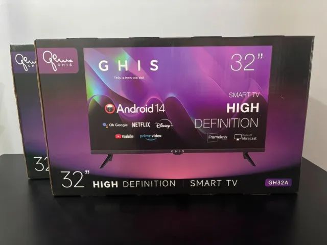 Smart TV 32' nova, lacrada na caixa