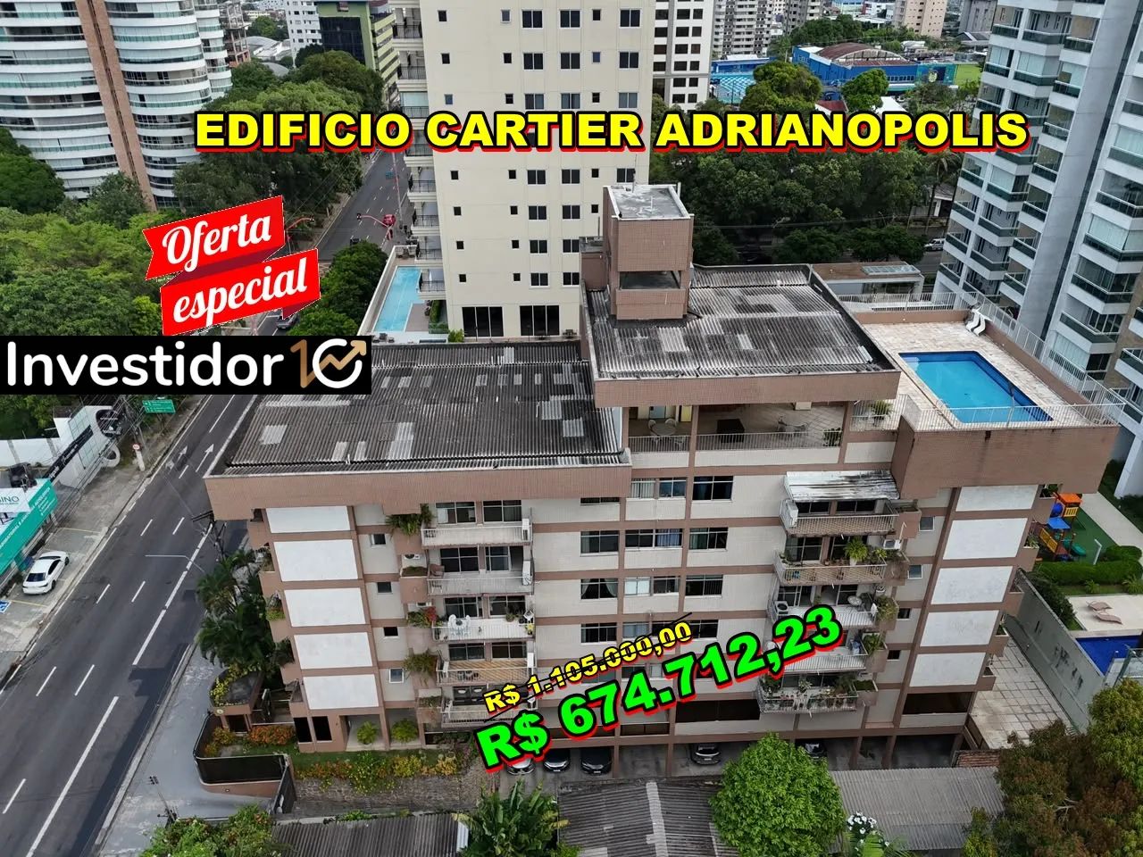 Edifício Cartier - Apartamento 185.92m² com 2 Vagas no Adrianópolis