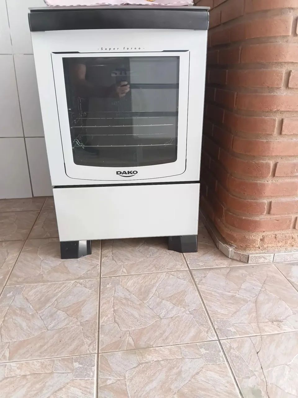 FOGÃO DAKO TAMPO BRANCO COM GRIL - Foto 5