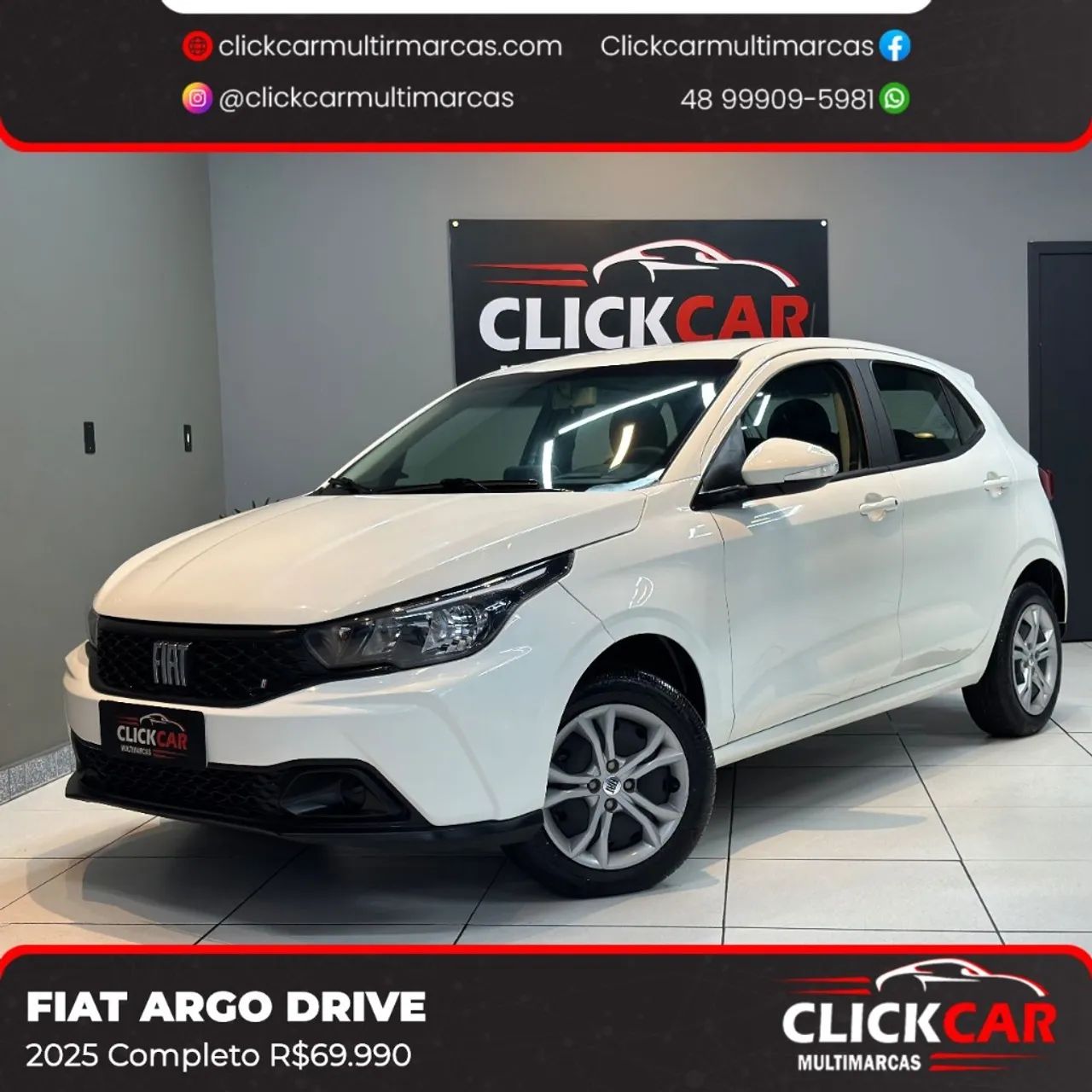 Fiat Argo Drive 1.0 6V Flex 2025 - Foto 5