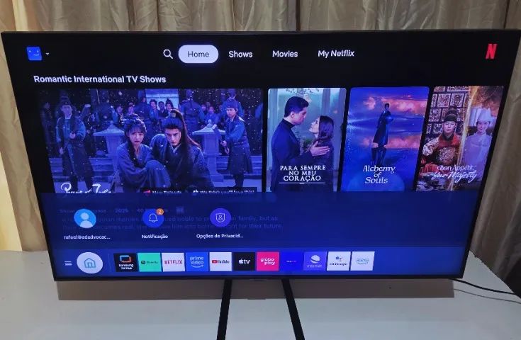 Smart TV Samsung LED 43" Ultra HD 4K Crystal HDR+, HDMI, Alexa, Bixby, Novíss, Garantia - Foto 4