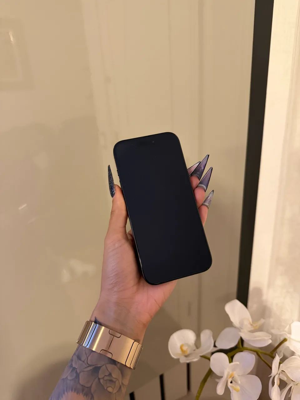 iPhone 15 Pro Titânio Preto  - Foto 4