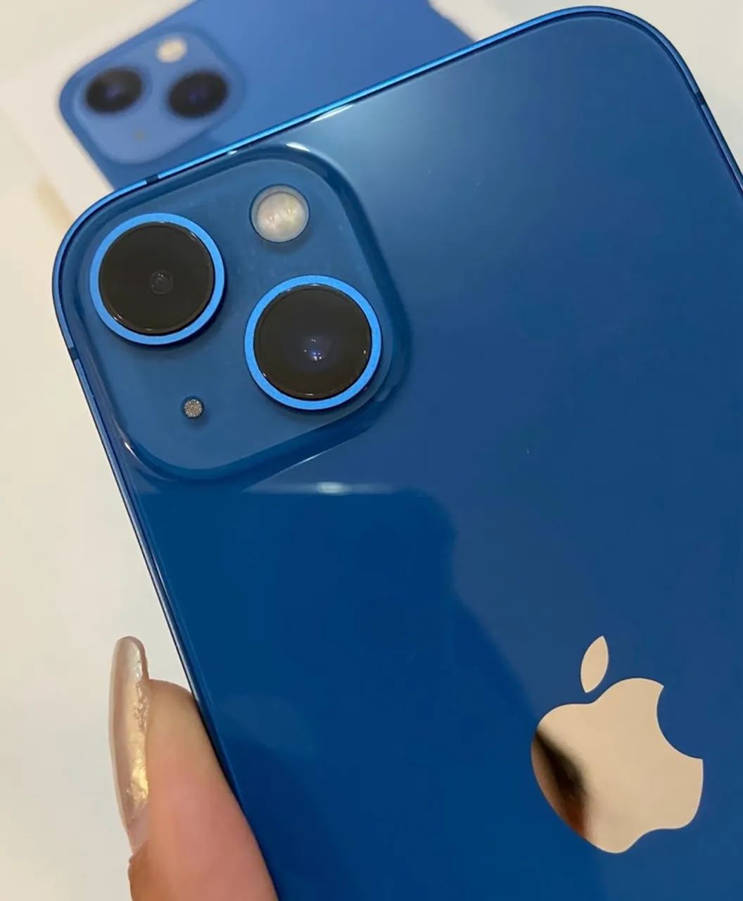 iPhone 13 (ブルー | 256GB) Iphone 13 - 256gb - Azul - Celulares e Smartphones - Vila Dona