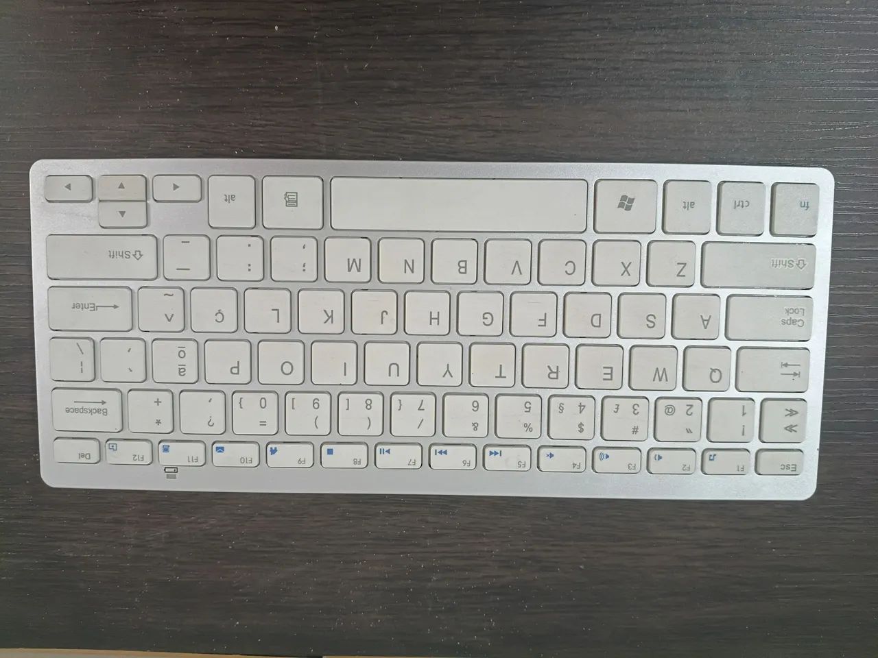 Teclado sem fio branco  - Foto 4