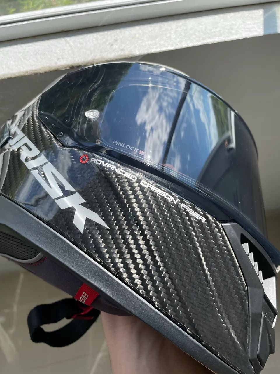 Capacete Norisk Carbon R 58 com PPF - Foto 2