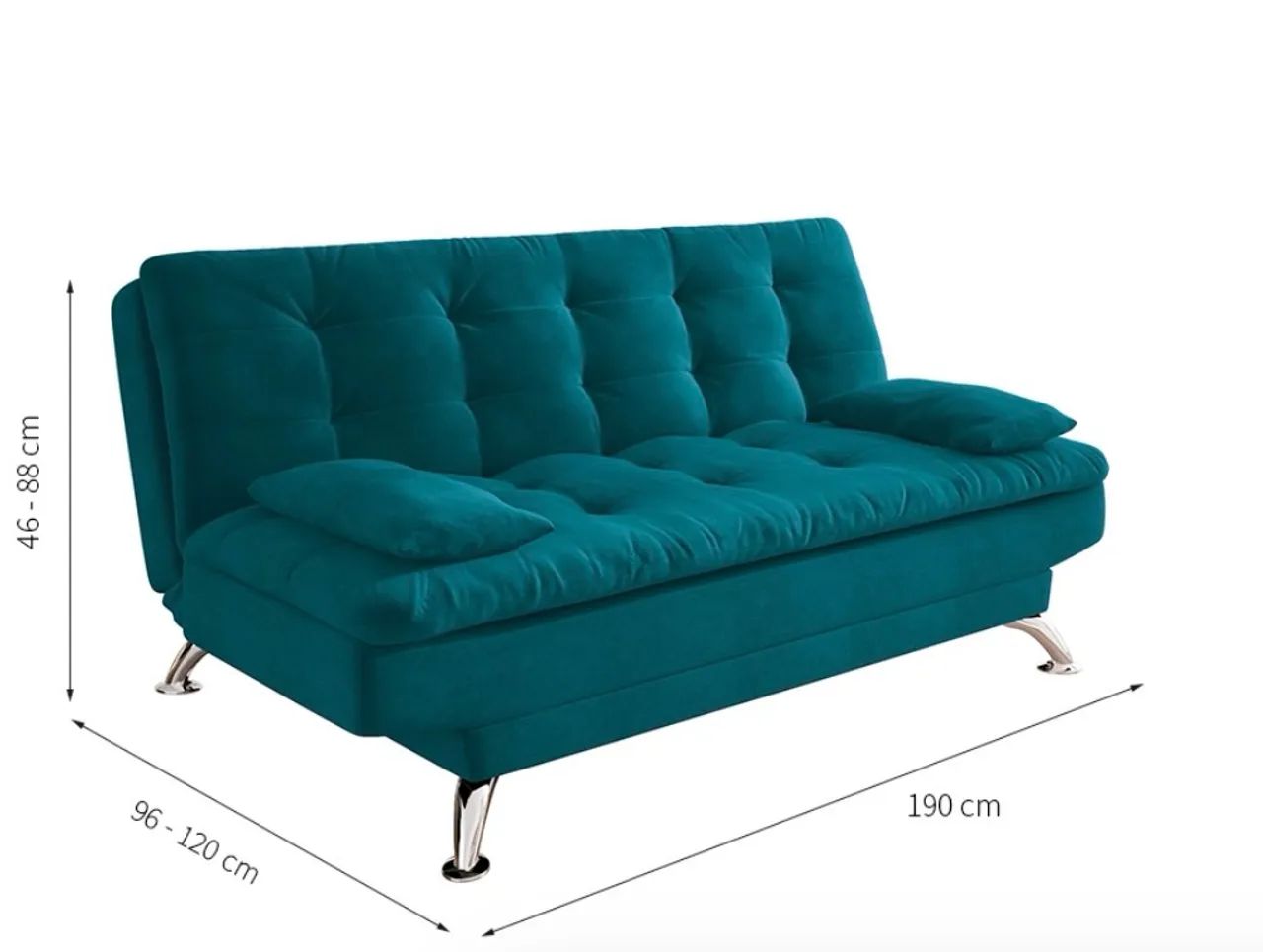 Sofa Cama 3 lugares - Foto 3