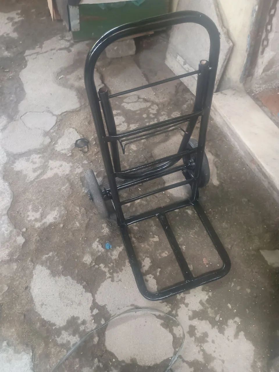 Carrinho de carga dobrável suporta 200kg - Foto 3