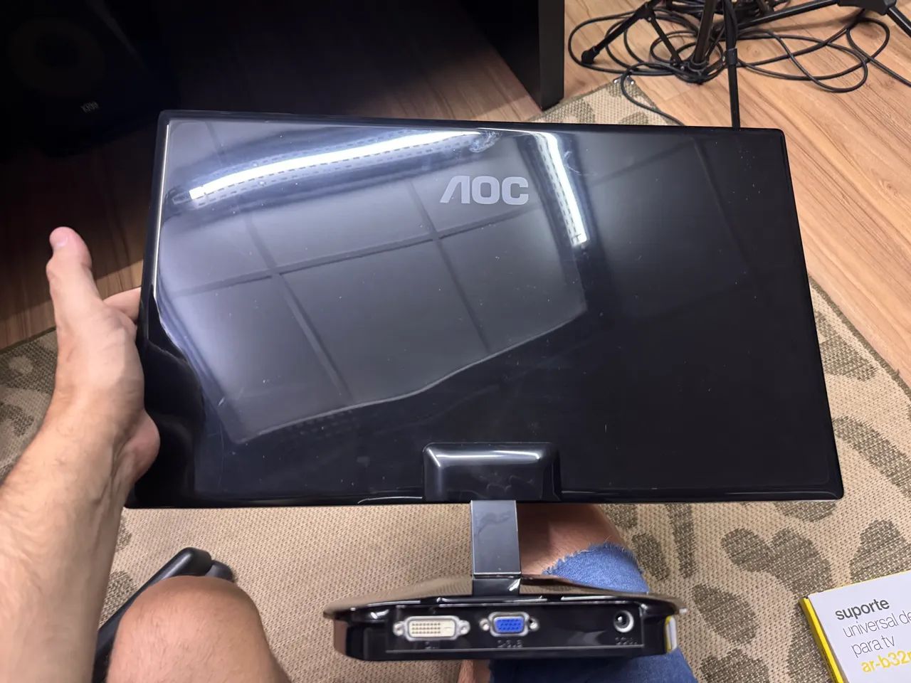 Monitor LCD AOC VGA e DVI - Foto 2