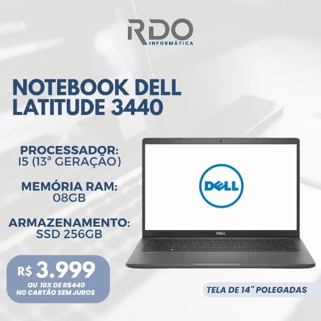 Notebook Dell Latitude 3440 i5 8gb RAM
