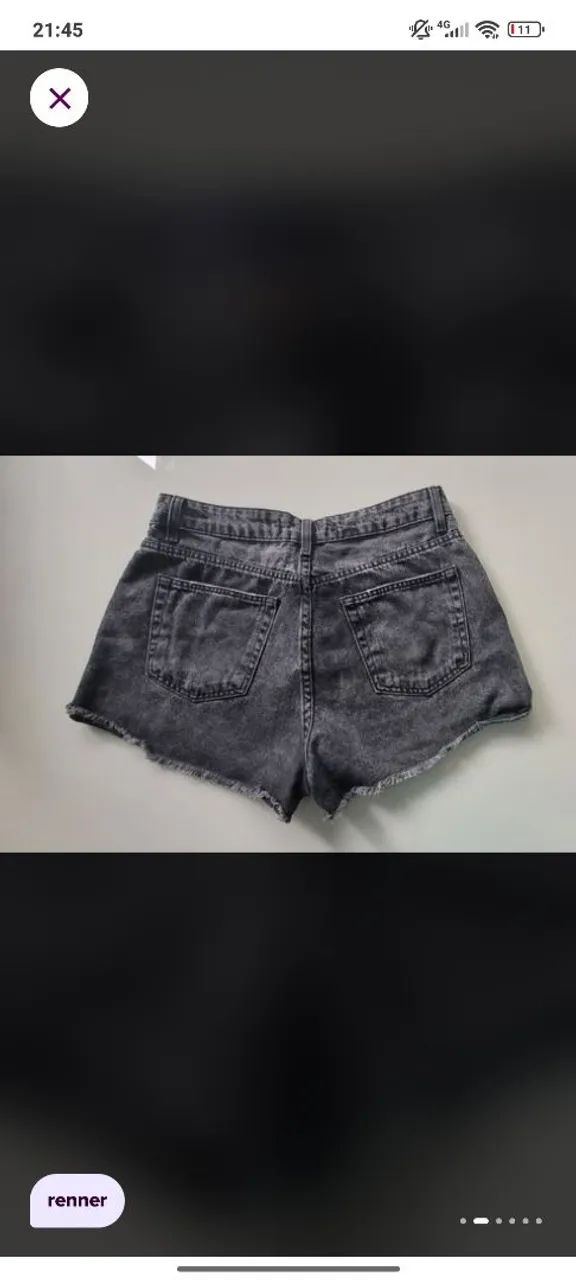 Short Jeans Grafite 46 - Foto 2