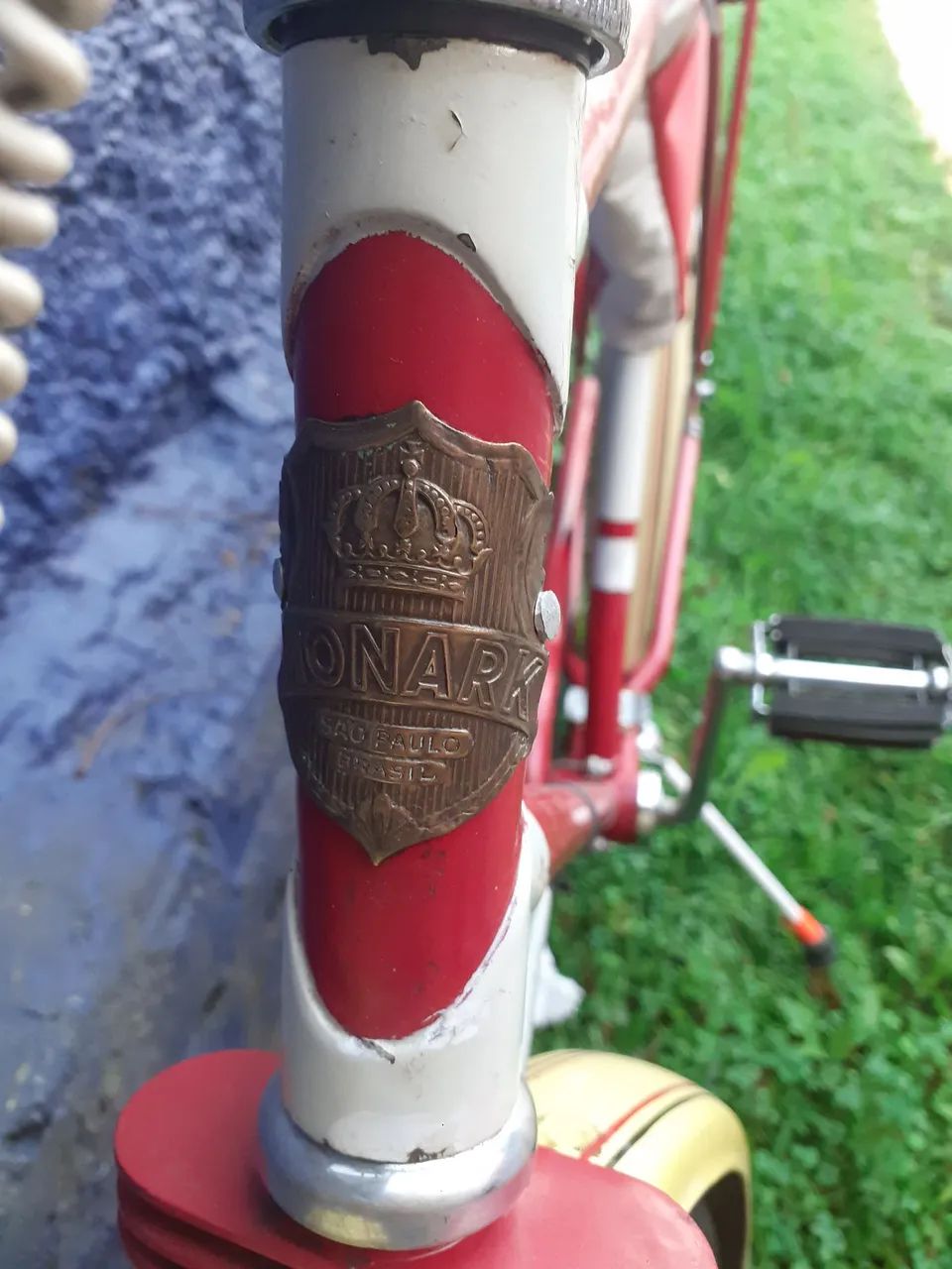 Bicicleta antiga Monark Aro 28 - Foto 6