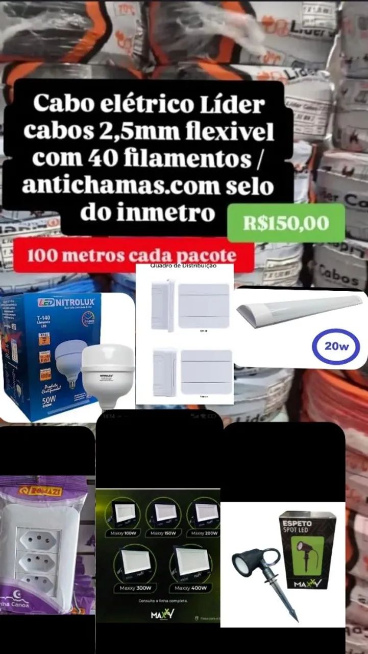 Fio elétrico 