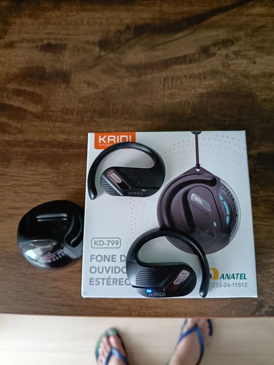 Fone bluetooth Kaidi Esportivo 