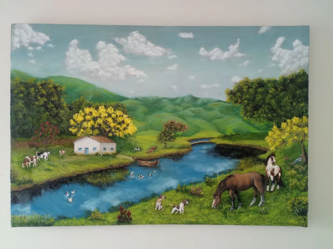 Pintura a óleo 