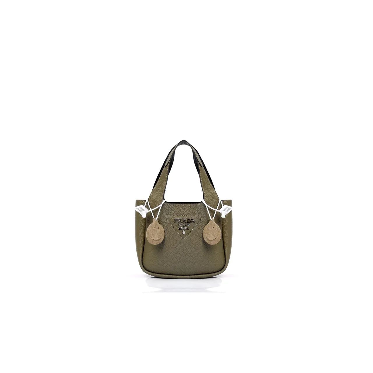 Prada Mini Leather Bucket Bag - Foto 3