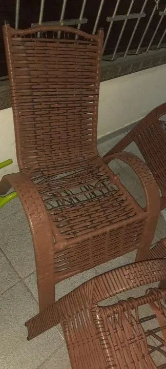 Conjunto 4 cadeiras precisando trocar as tiras - Foto 2