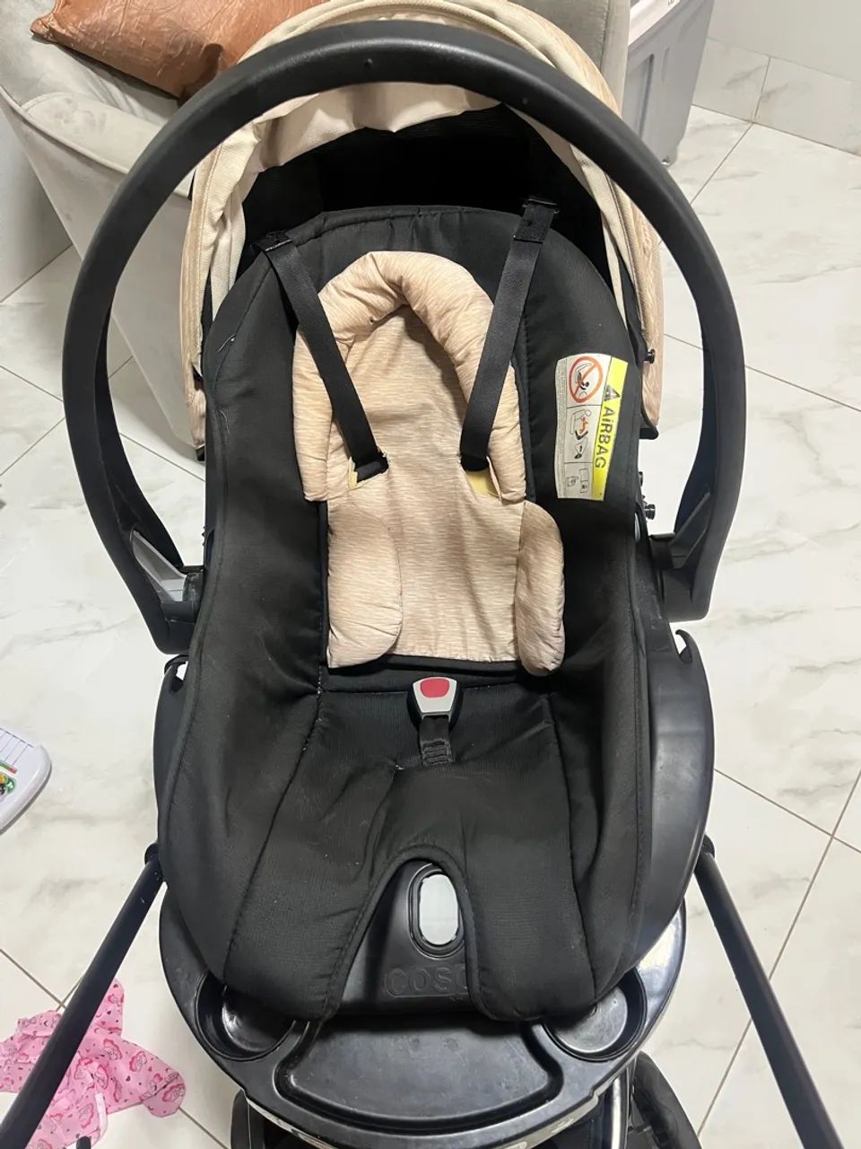 Carrinho de bebê + bebê conforto Cosco - Foto 2