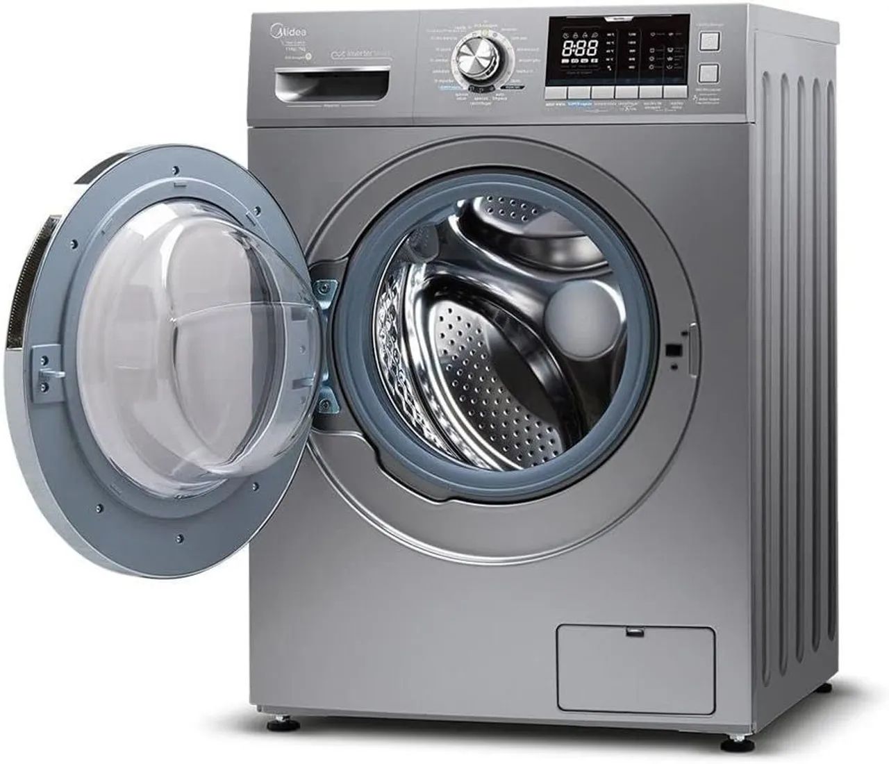 Lava e Seca Midea Prata 11kg Storm Wash Inverter Tambor 4D LSD11X1 127V - Foto 5