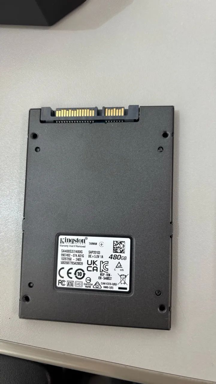 SSD 480GB Kingston  - Foto 2