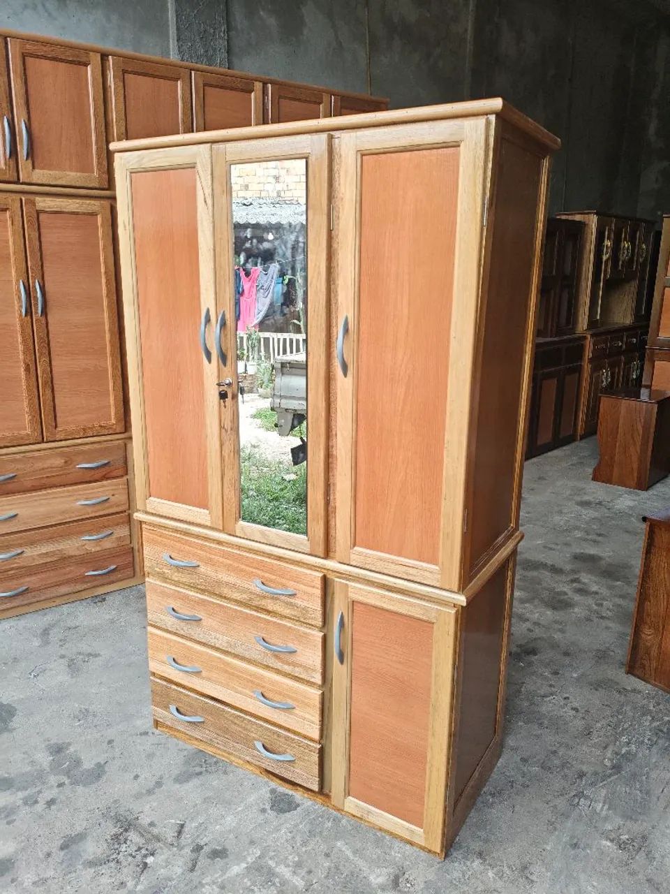 Guarda roupas de solteiro espelhado entrega grátis  - Foto 2