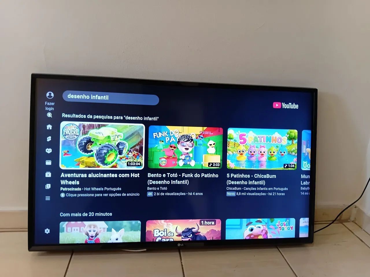 Smart tv LG 43 polegadas wiffi
