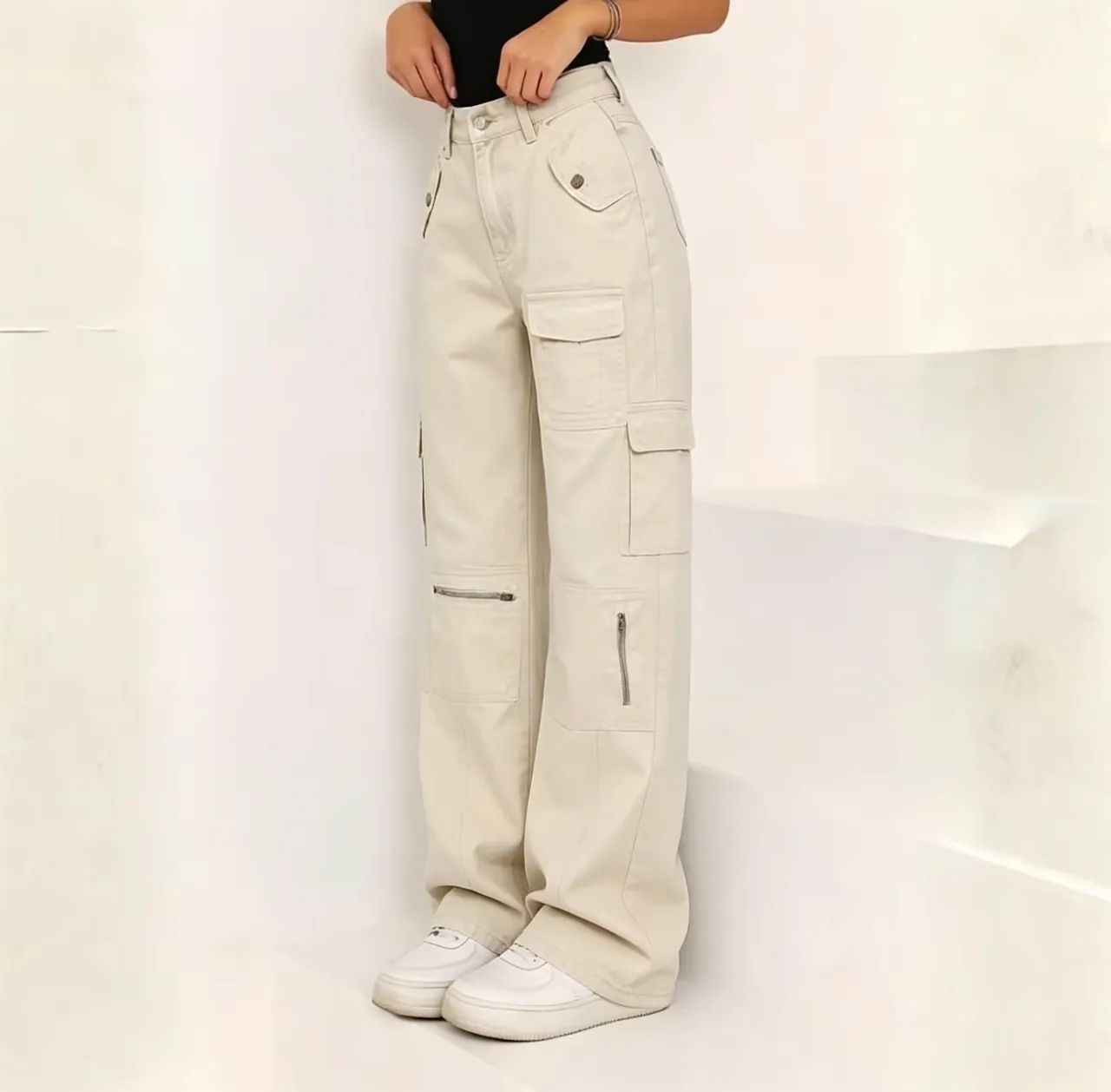 Calça nova, com etiqueta TAM 36/38 - Foto 3