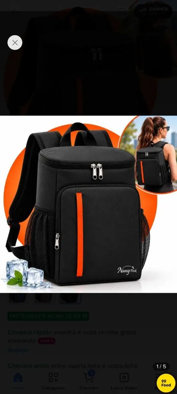 vendo uma bolsa térmica 20L