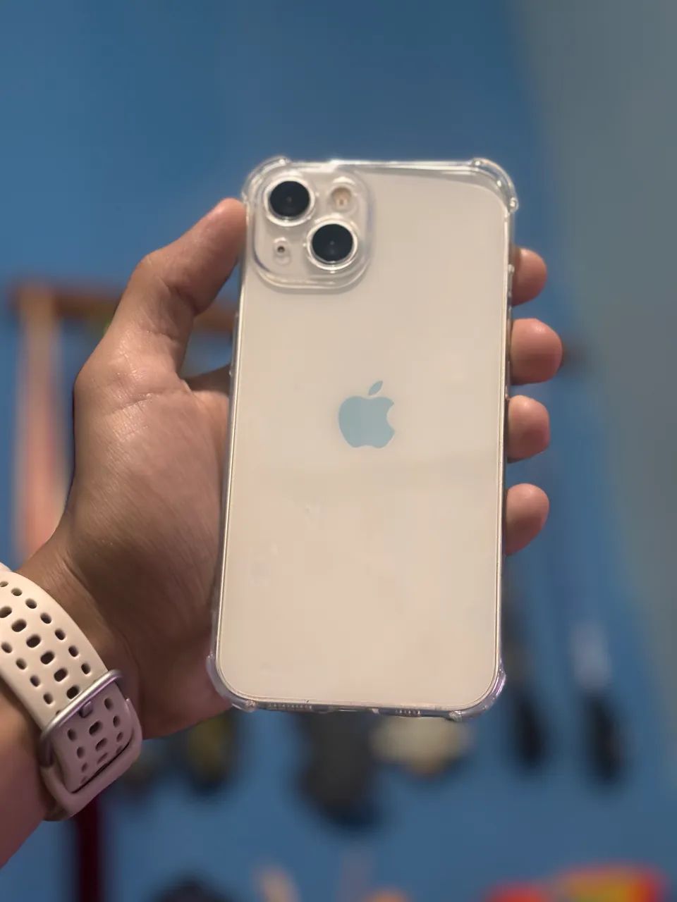 iPhone 13 branco impecável