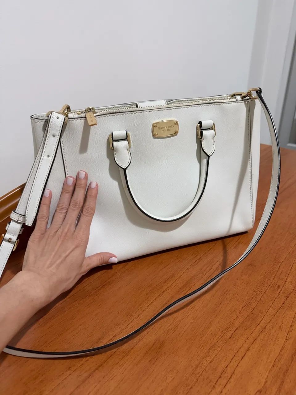 Bolsa branca Michael Kors original - Foto 5