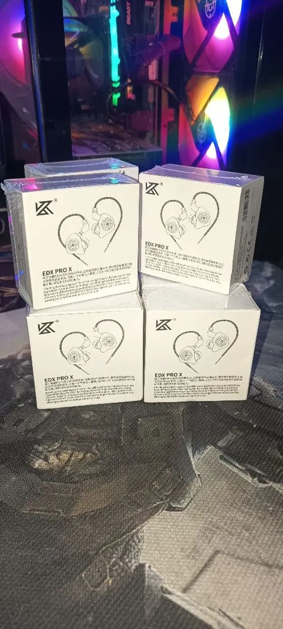 Fones KZ Edx Pro X com Mic e sem Mic - Foto 2