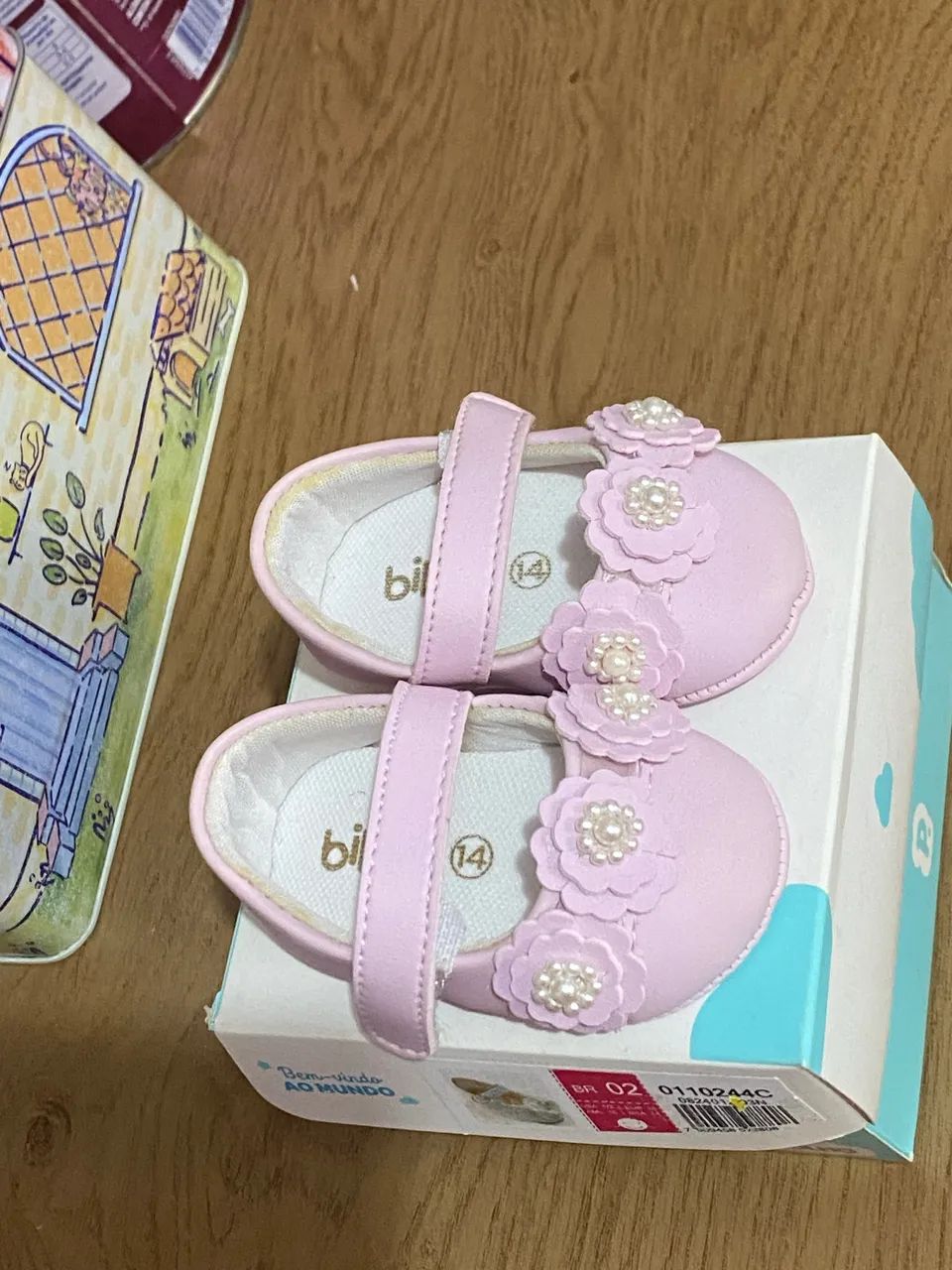 Sapato bebê menina 