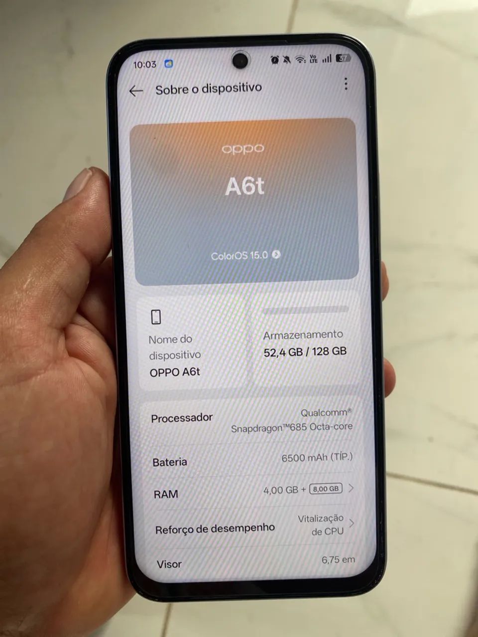 OPPO A5i - CPH2847 - Foto 4